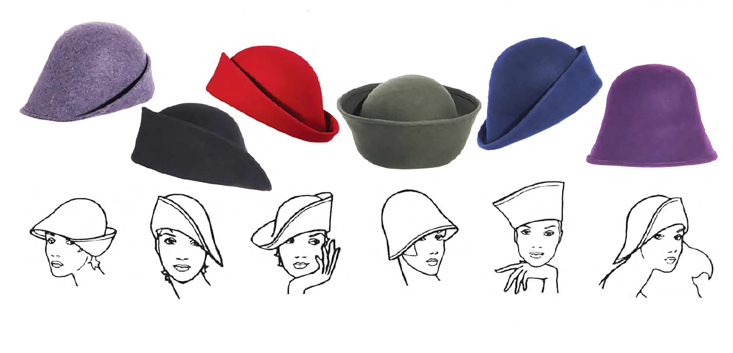 帽子 SOFTMACHINE SKETCH FELT HAT Scottie Fur Felt Fedora Hat – Village Hat Shop